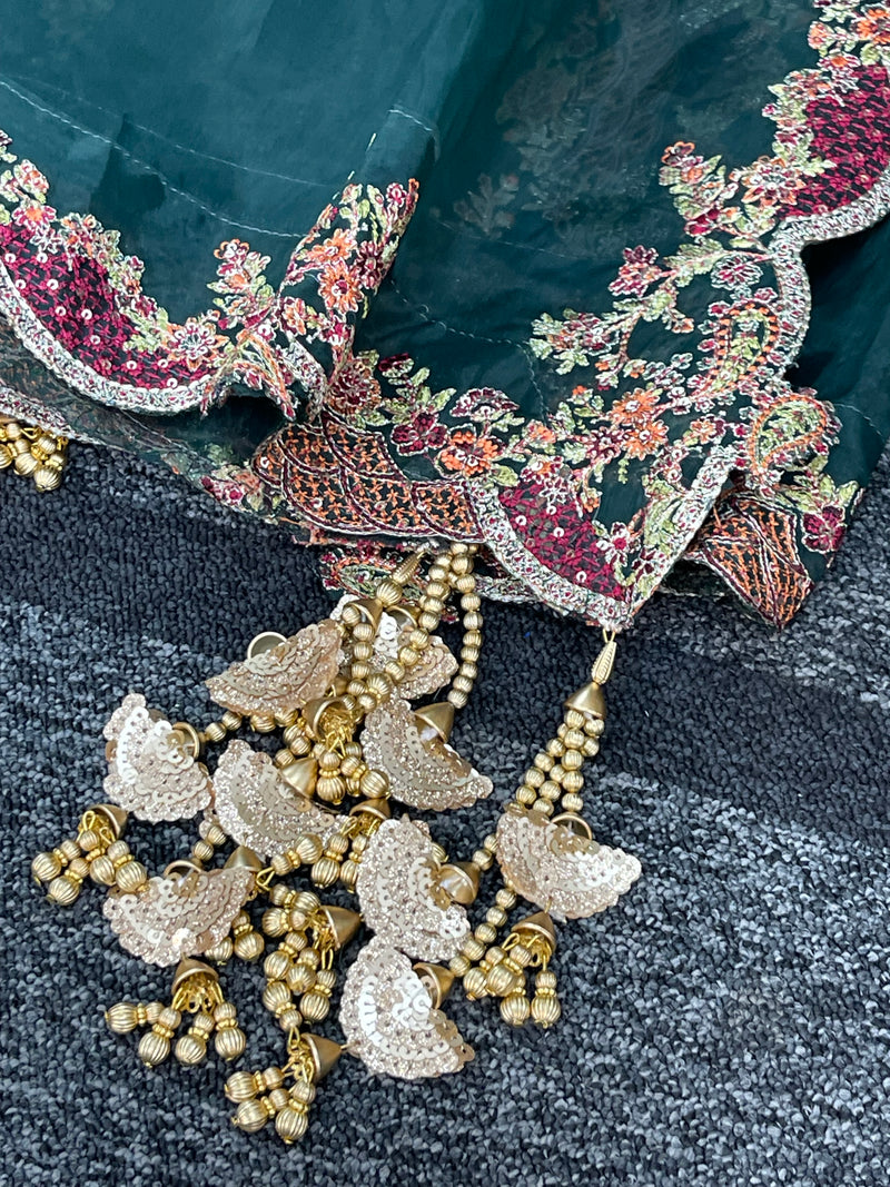 Heera - Hussain Rehar Inspired - Maxi green - I