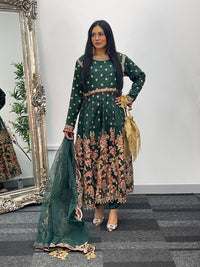 Heera - Hussain Rehar Inspired - Maxi green - I