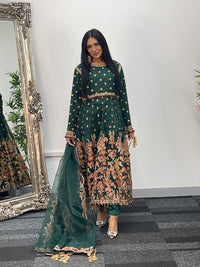 Heera - Hussain Rehar Inspired - Maxi green - I