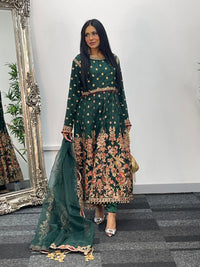 Heera - Hussain Rehar Inspired - Maxi green - I