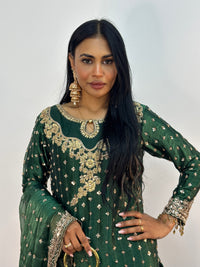 Parwana - Green - Cutdana