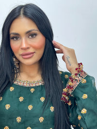 Heera - Hussain Rehar Inspired - Maxi green - I