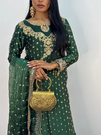 Parwana - Green - Cutdana