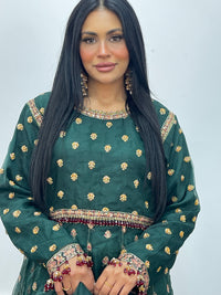 Heera - Hussain Rehar Inspired - Maxi green - I
