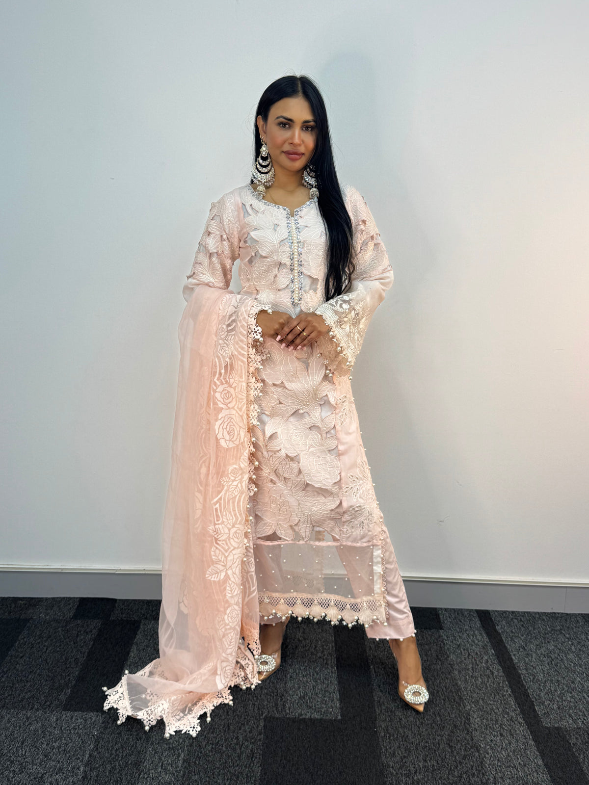 Maria B Luxury Lawn - 2026 - Pink