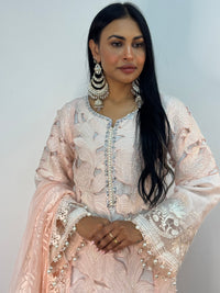 Maria B Luxury Lawn - 2026 - Pink