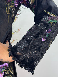 Maria B Luxury Velvet - Black - D6