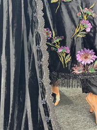 Maria B Luxury Velvet - Black - D6