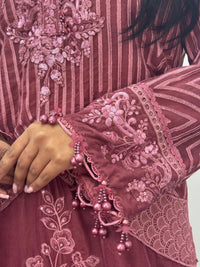 Maria B Luxury Velvet - Pink -