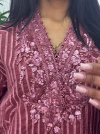 Maria B Luxury Velvet - Pink -