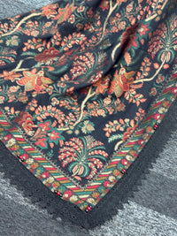 Maria B Luxury Velvet - Black Red -