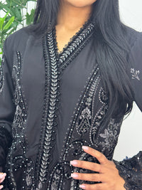 Maria B Luxury Velvet - Black -