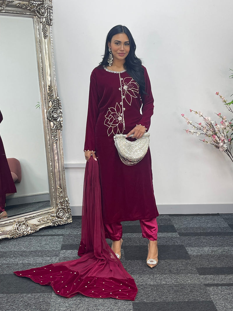 Pinky Velvet - Magenta