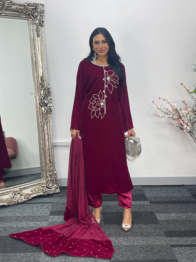 Pinky Velvet - Magenta