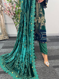 Maria B Luxury Velvet - Green -