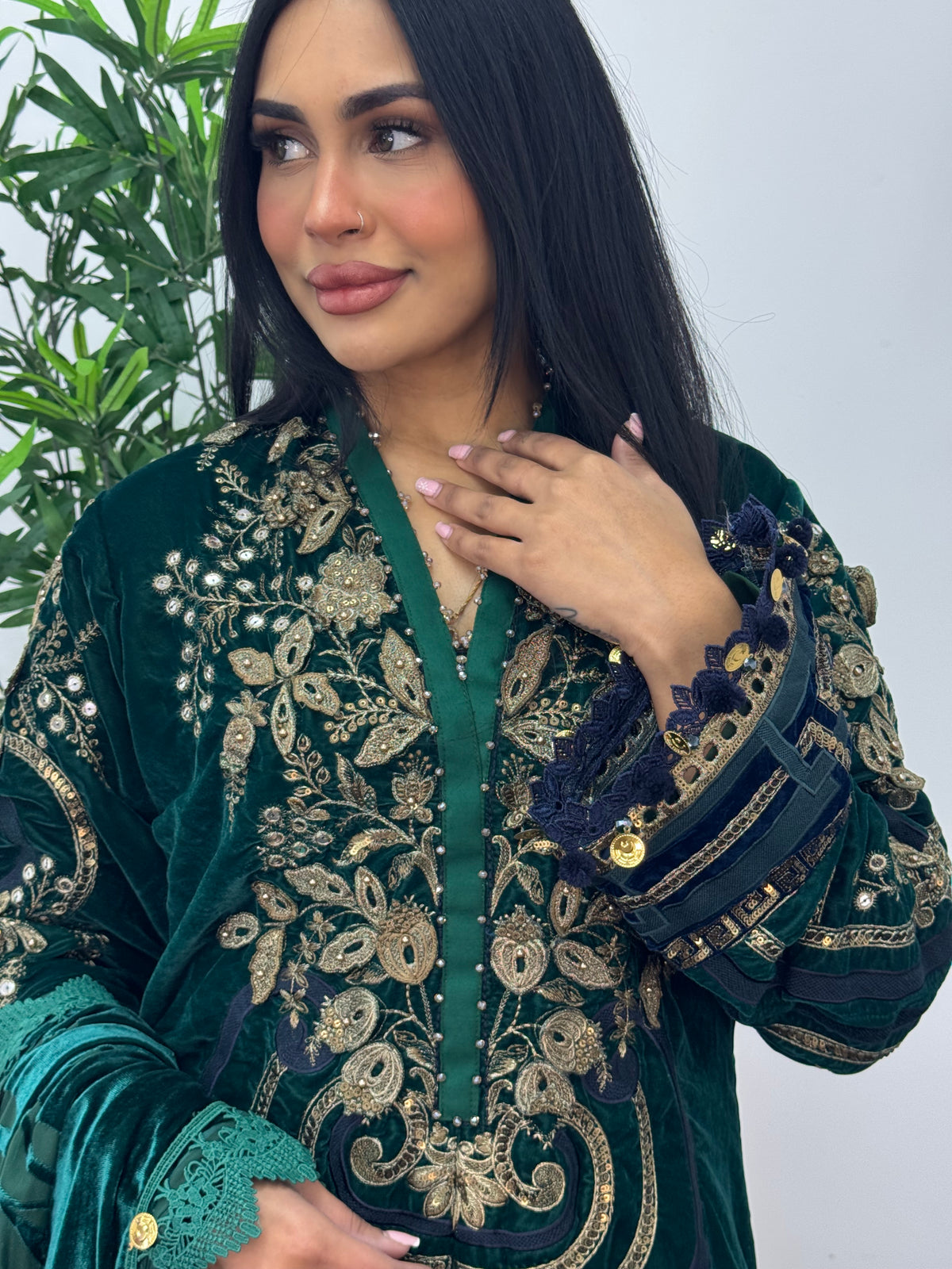 Maria B Luxury Velvet - Green -