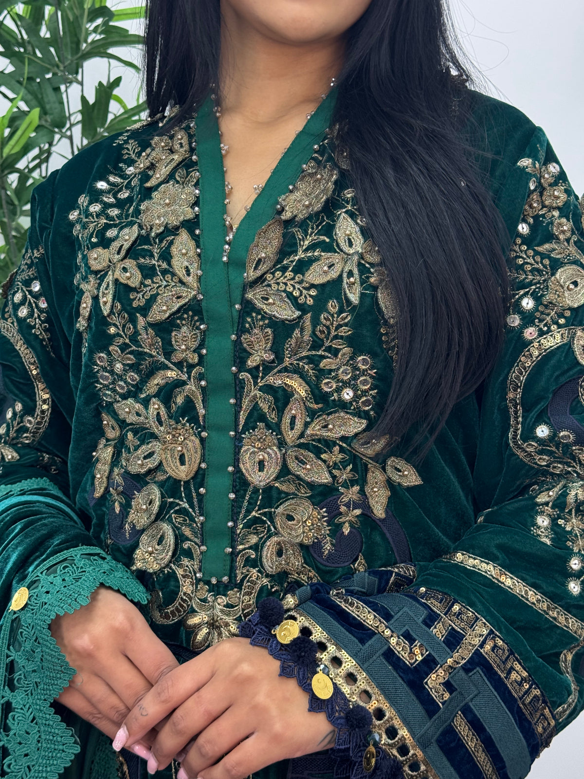 Maria B Luxury Velvet - Green -