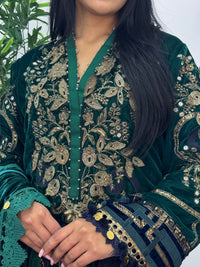 Maria B Luxury Velvet - Green -