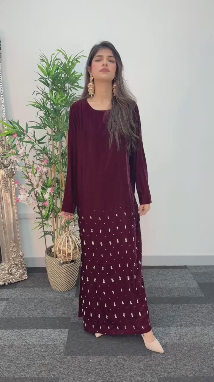 Lulusar - Kesheir Dress - Maroon