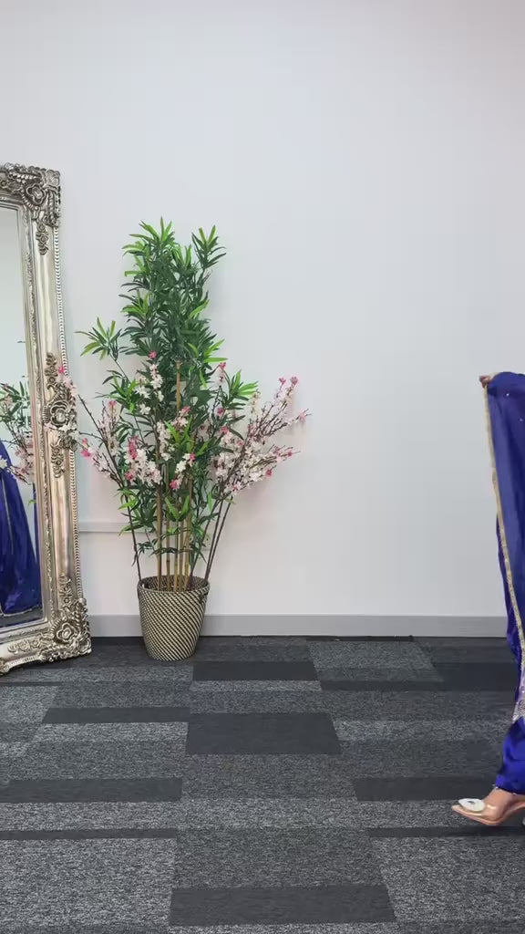 Pia - Cutdana Velvet- Maroon